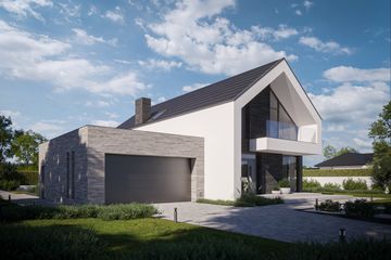  Projekt domu BrickHouse 159 (KRZ1082) - projekt domu parterowego z poddaszem - Zdjęcie 6