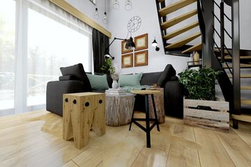 Projekt domu Ka159 Sz - parterowy z poddaszem dom o powierzchni 43,20 m², dach dwuspadowy - ujęcie 4