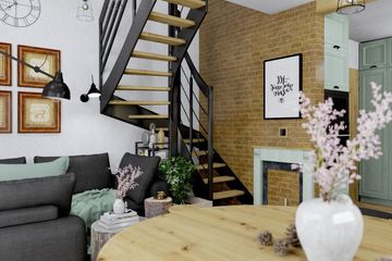 Projekt domu Ka159 Sz - parterowy z poddaszem dom o powierzchni 43,20 m², dach dwuspadowy - ujęcie 12