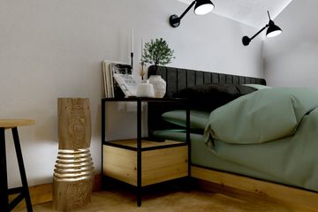 Projekt domu Ka159 Sz - parterowy z poddaszem dom o powierzchni 43,20 m², dach dwuspadowy - ujęcie 23