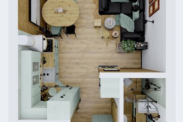 Projekt domu Ka159 Sz - parterowy z poddaszem dom o powierzchni 43,20 m², dach dwuspadowy - ujęcie 38