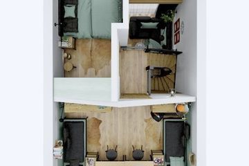 Projekt domu Ka159 Sz - parterowy z poddaszem dom o powierzchni 43,20 m², dach dwuspadowy - ujęcie 39