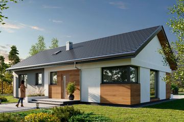  Projekt domu Cyklamen Beta (1886) (KRD3022) - projekt domu parterowego - Zdjęcie 1