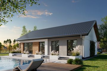  Projekt domu Cyklamen Beta (1886) (KRD3022) - projekt domu parterowego - Zdjęcie 4