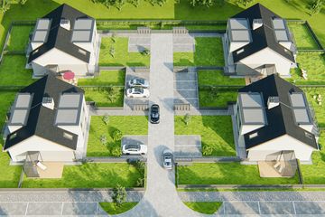  Projekt domu PIG 2B - bliźniak PLP (WRD3245) - projekt domu parterowego z poddaszem - Zdjęcie 4