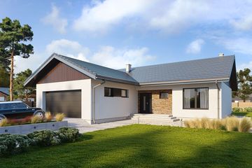  Projekt domu Otis 4 (BSE1249) - projekt domu parterowego - Zdjęcie 1