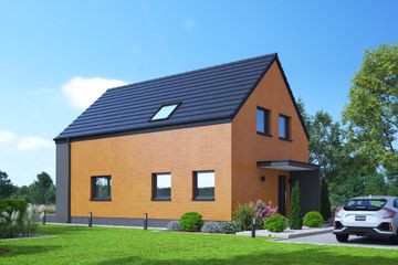  Projekt domu Trzebowice a3 pcrte (KRP2786) - projekt domu parterowego z poddaszem - Zdjęcie 2