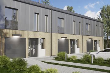  Projekt domu D350 (WAI1481) - projekt domu z pełnym piętrem - Zdjęcie 2