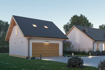  Projekt garażu G22 (WAI1482) - projekt garażu parterowego - Zdjęcie 3