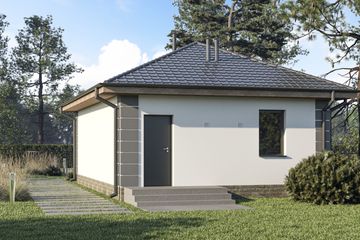  Projekt garażu G30 (WAI1483) - projekt garażu parterowego - Zdjęcie 2