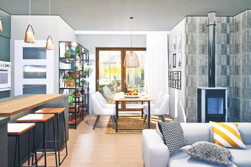  Projekt domu Melodia z garażem 1-st. [A] (WRF2447) - projekt domu parterowego - Zdjęcie 6