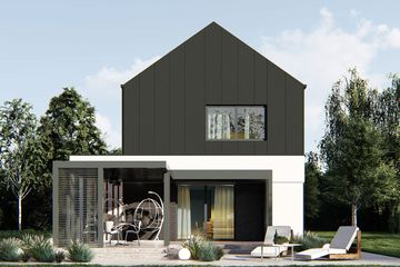  Projekt domu uA370 (WCB1511) - projekt domu z pełnym piętrem - Zdjęcie 1
