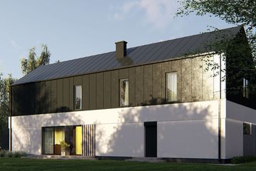  Projekt domu uA370 (WCB1511) - projekt domu z pełnym piętrem - Zdjęcie 4