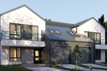  Projekt domu uA364v1 (WCB1510) - projekt domu parterowego z poddaszem - Zdjęcie 1