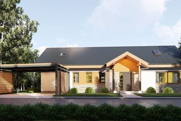  Projekt domu uA386 (WCB1512) - projekt domu parterowego - Zdjęcie 2