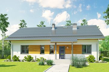  Projekt domu Parterowy 5S (BBH1034) - projekt domu parterowego - Zdjęcie 5