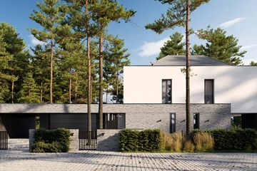  Projekt domu HomeKoncept 113 wariant 01 (KRX1255) - projekt domu z pełnym piętrem - Zdjęcie 2