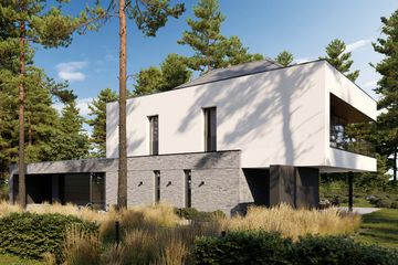  Projekt domu HomeKoncept 113 wariant 01 (KRX1255) - projekt domu z pełnym piętrem - Zdjęcie 4