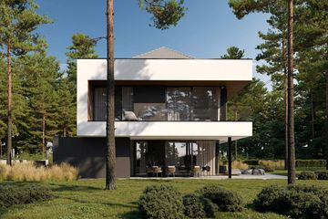  Projekt domu HomeKoncept 113 wariant 01 (KRX1255) - projekt domu z pełnym piętrem - Zdjęcie 5