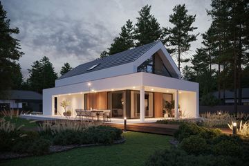  Projekt domu NewHouse 755 (KRZ1084) - projekt domu parterowego z poddaszem - Zdjęcie 15