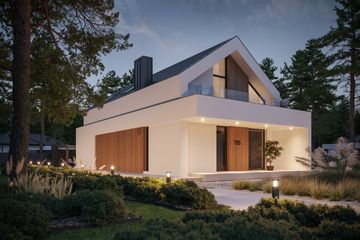  Projekt domu NewHouse 755 (KRZ1084) - projekt domu parterowego z poddaszem - Zdjęcie 7