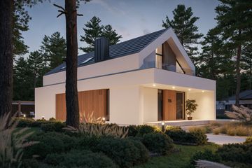  Projekt domu NewHouse 755 (KRZ1084) - projekt domu parterowego z poddaszem - Zdjęcie 9