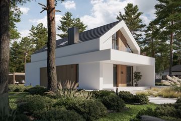  Projekt domu NewHouse 755 (KRZ1084) - projekt domu parterowego z poddaszem - Zdjęcie 10