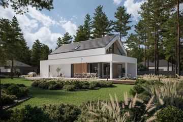  Projekt domu NewHouse 755 (KRZ1084) - projekt domu parterowego z poddaszem - Zdjęcie 14