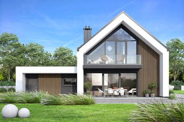  Projekt domu Vincent (WOF1228) - projekt domu parterowego z poddaszem - Zdjęcie 3
