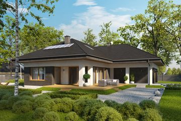  Projekt domu Parterowy 7 (BBH1035) - projekt domu parterowego - Zdjęcie 4