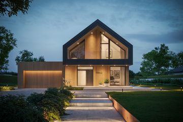  Projekt domu NewHouse 759 w2 (KRZ1085) - projekt domu parterowego z poddaszem - Zdjęcie 1