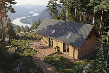  Projekt domu Mazury - drewniany (GDE1054) - projekt domu parterowego - Zdjęcie 8