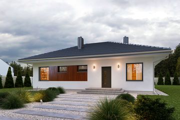 Projekt domu Fino (BSE1250) - projekt domu parterowego - Zdjęcie 1