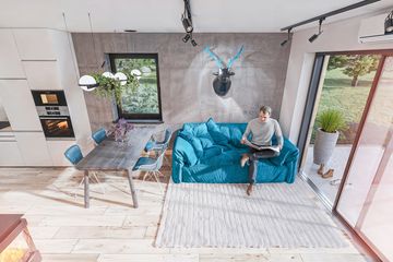  Projekt domu Nastka (WOE1194) - projekt domu parterowego z poddaszem - Zdjęcie 6