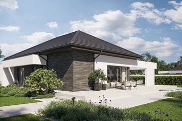  Projekt domu BrickHouse 101 (KRZ1086) - projekt domu parterowego - Zdjęcie 7