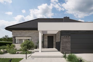  Projekt domu BrickHouse 101 (KRZ1086) - projekt domu parterowego - Zdjęcie 9