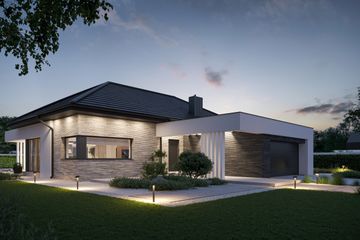  Projekt domu BrickHouse 101 (KRZ1086) - projekt domu parterowego - Zdjęcie 10