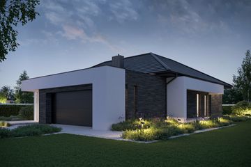  Projekt domu BrickHouse 101 (KRZ1086) - projekt domu parterowego - Zdjęcie 16