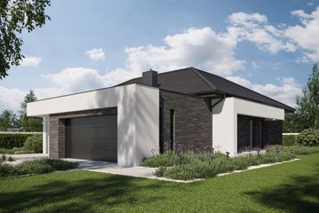  Projekt domu BrickHouse 101 (KRZ1086) - projekt domu parterowego - Zdjęcie 17