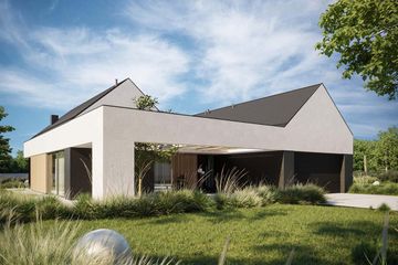  Projekt domu HomeKoncept 121 (KRX1257) - projekt domu parterowego - Zdjęcie 3