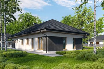  Projekt domu Parterowy 8 (BBH1037) - projekt domu parterowego - Zdjęcie 3