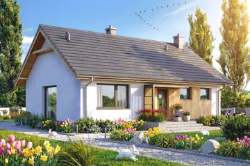  Projekt domu Mirabelka 4 (WOF1229) - projekt domu parterowego - Zdjęcie 1