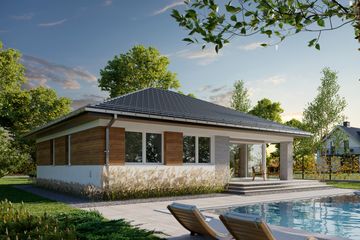  Projekt domu Kwadra Bobo (1888) (KRD3024) - projekt domu parterowego - Zdjęcie 4