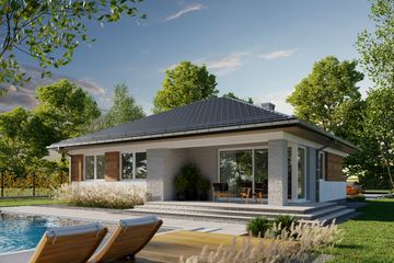  Projekt domu Kwadra Bobo (1888) (KRD3024) - projekt domu parterowego - Zdjęcie 6