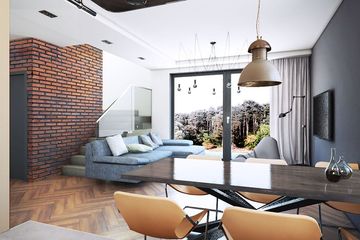  Projekt domu Funky (WRN1560) - projekt domu parterowego z poddaszem - Zdjęcie 3