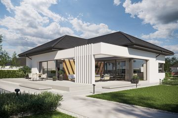  Projekt domu NewHouse 723 (KRZ1087) - projekt domu parterowego - Zdjęcie 2