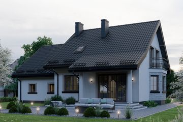  Projekt domu APS 161 + 2G ECO (LUA1624) - projekt domu parterowego z poddaszem - Zdjęcie 4