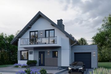  Projekt domu APS 227 wariant 3 ECO (LUA1623) - projekt domu parterowego z poddaszem - Zdjęcie 3