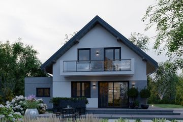  Projekt domu APS 227 wariant 3 ECO (LUA1623) - projekt domu parterowego z poddaszem - Zdjęcie 4