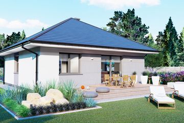  Projekt domu Parterowy 10 (BBH1040) - projekt domu parterowego - Zdjęcie 7